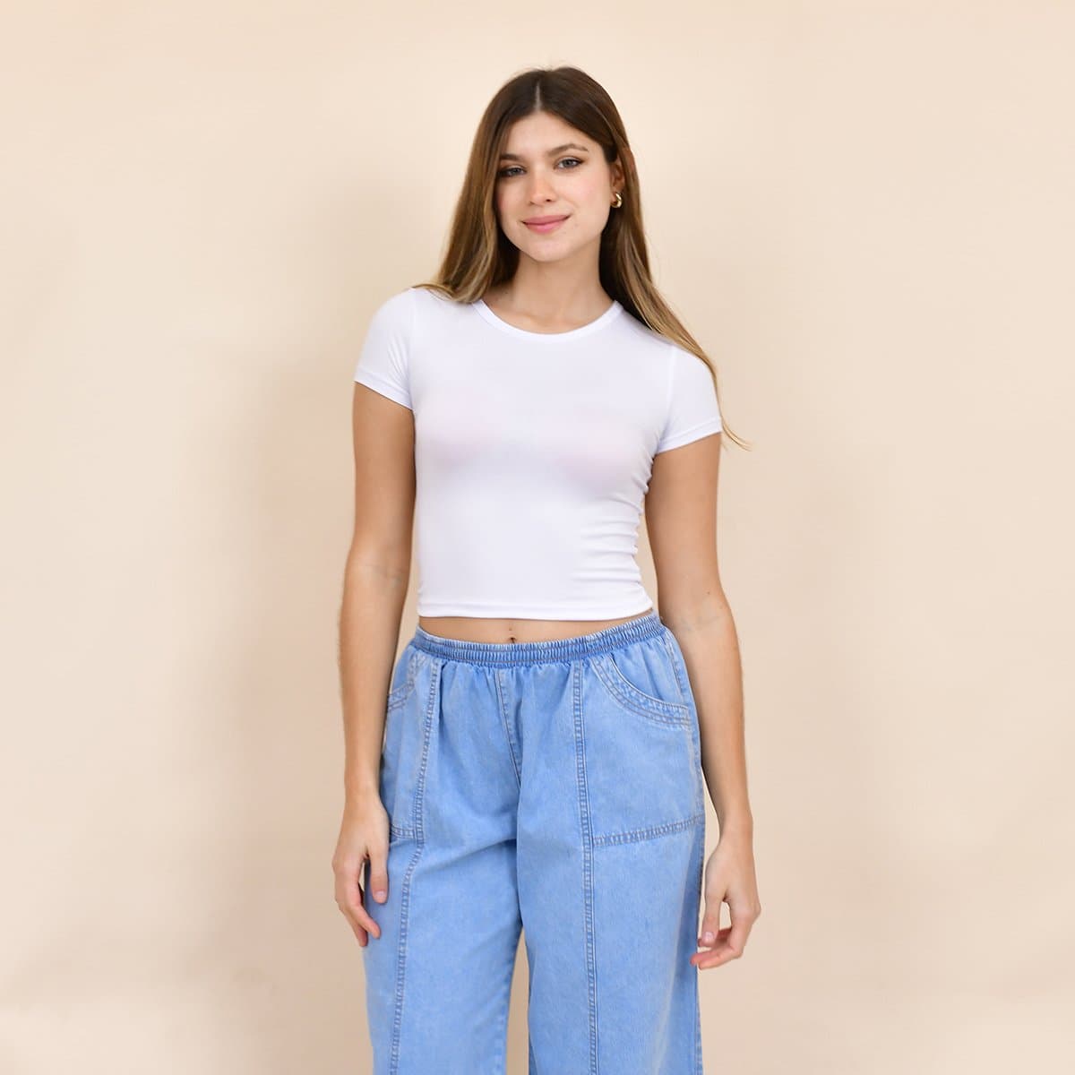 REMERA CUELLO REDONDO U MANGA CORTA POR TALLE MODAL SOFT 2026