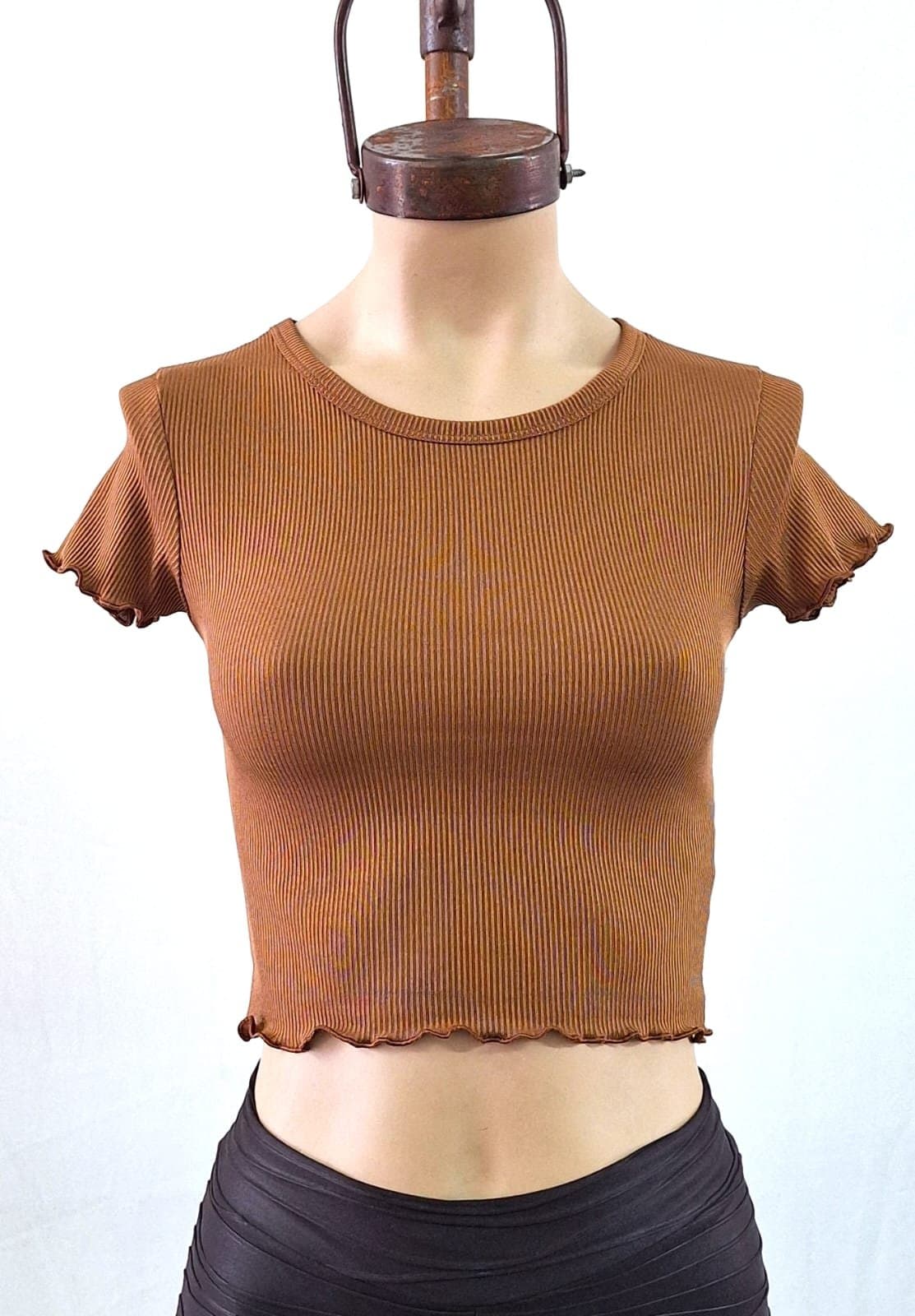 Remera cuello U rulette manga corta rulette morley soft 2026