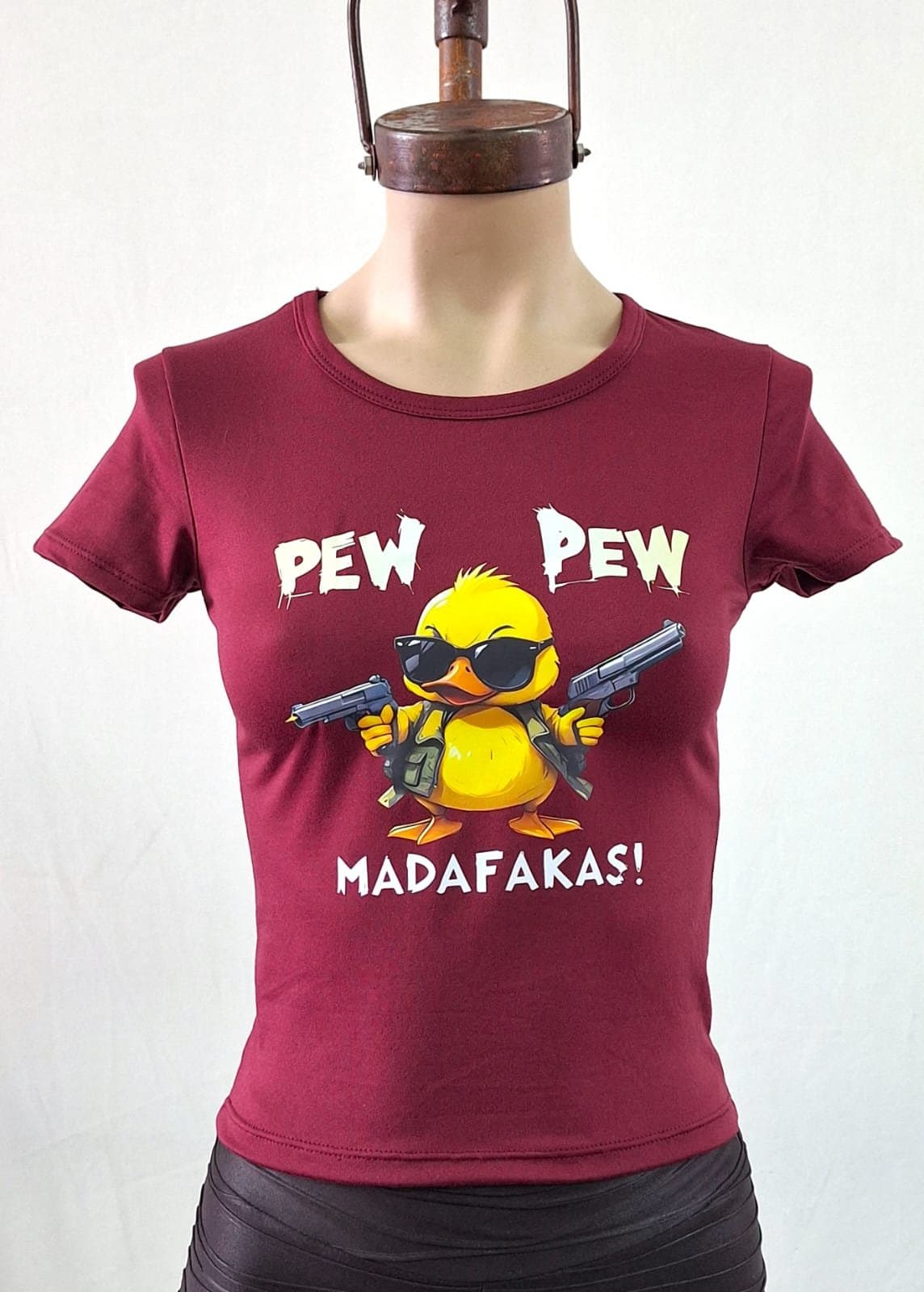 Remera Patito Pew Pew modal soft 2026