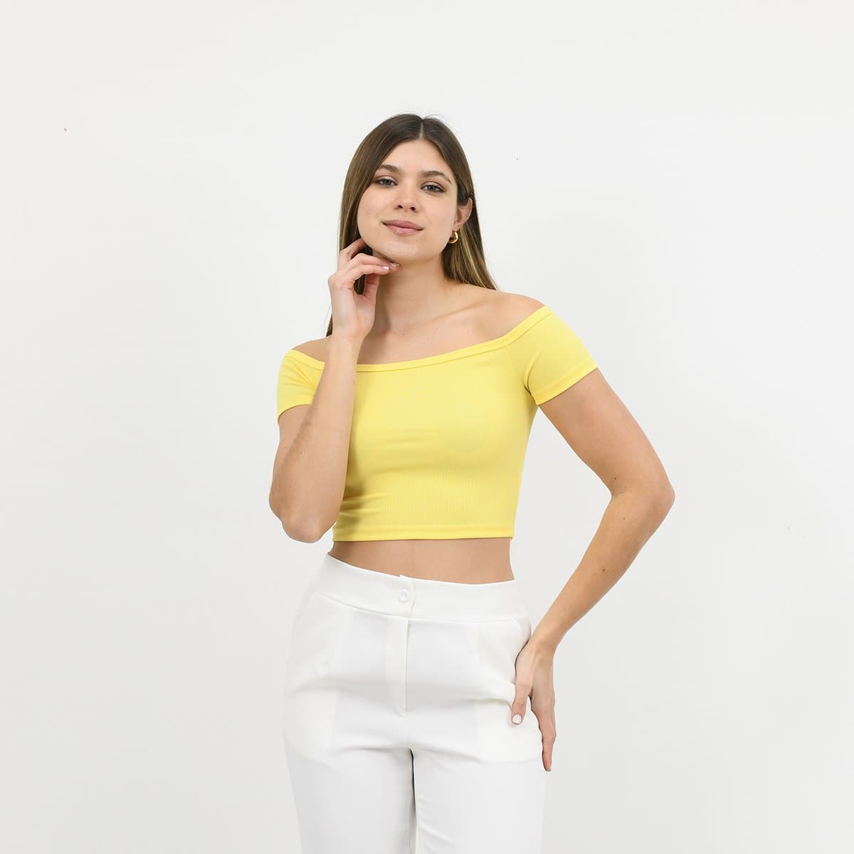 Top cuello bote micromorley cotton 2026