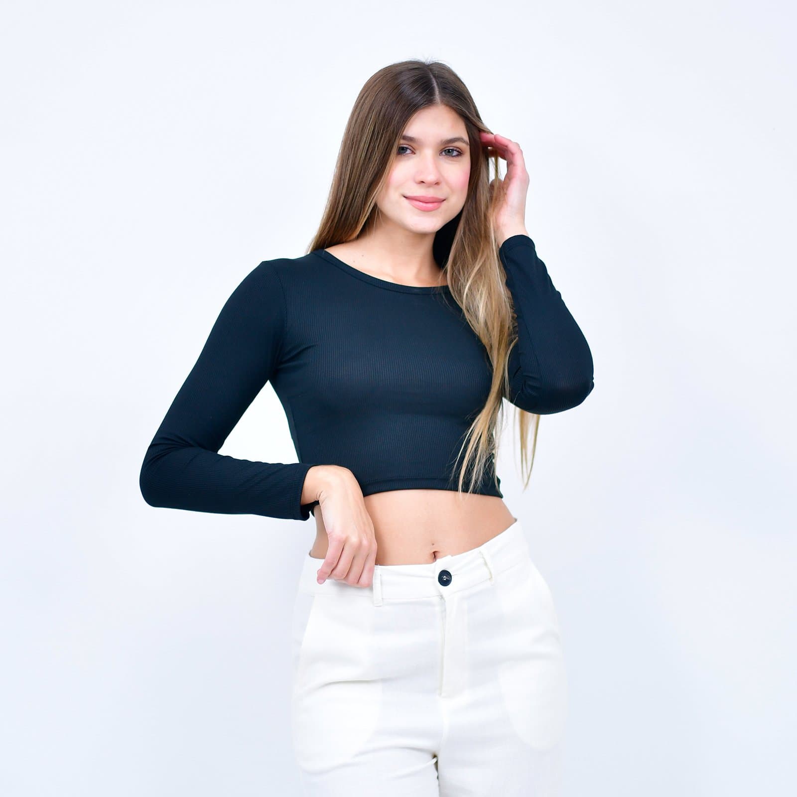 Top U manga larga modal soft 2026